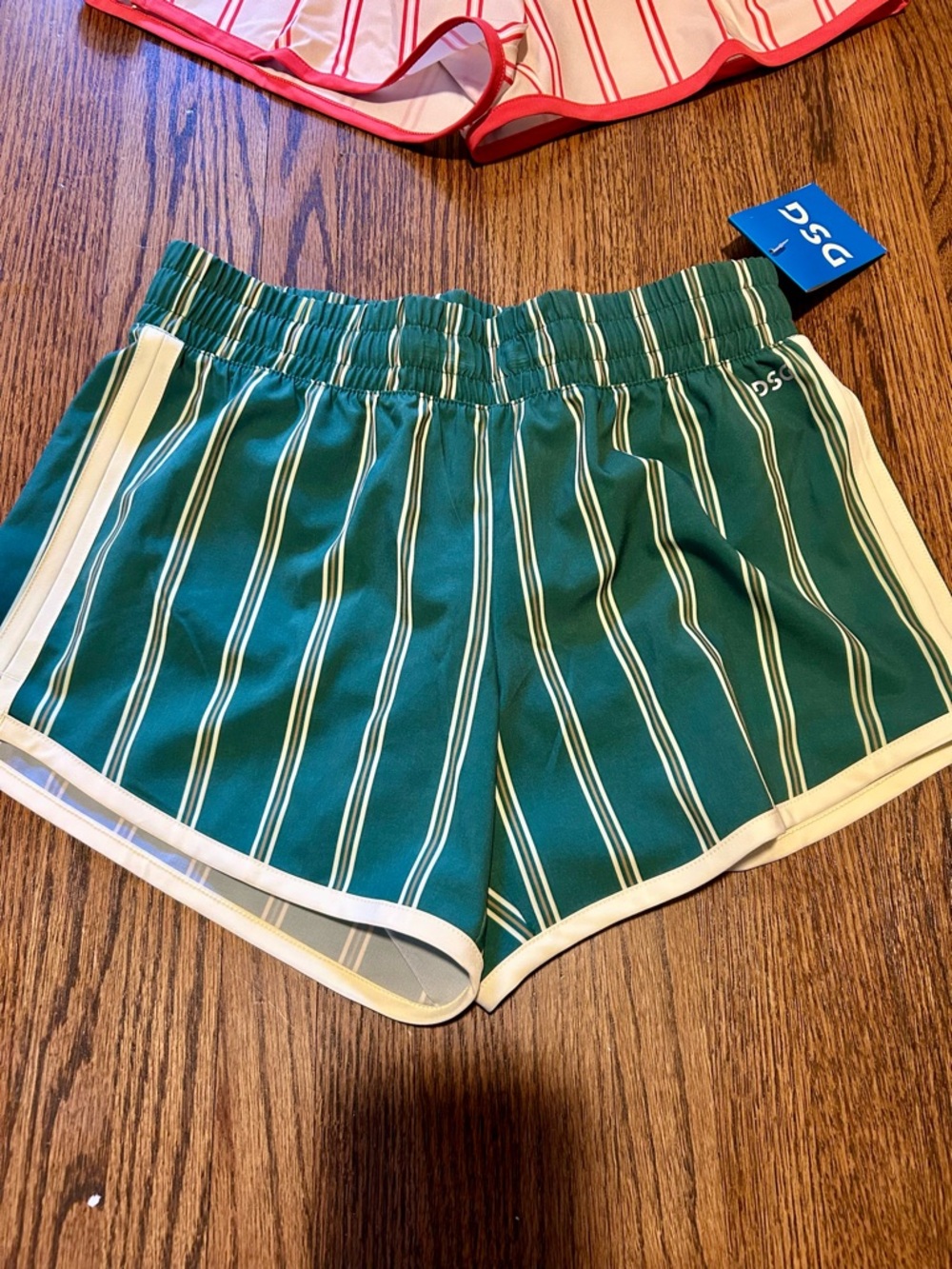 DSG Stride Shorts Bundle Girls M Striped Athletic Running Shorts NWT - Picture 13 of 13